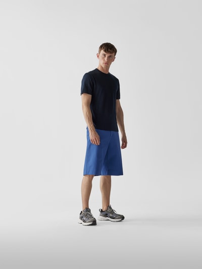 Vince T-Shirt aus Leinen Ozean Blau 1