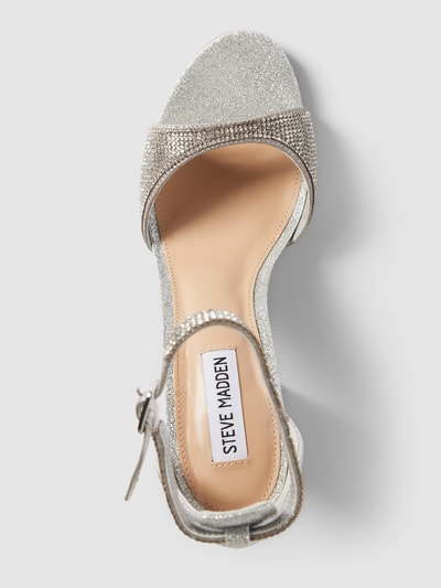 Steve Madden Sandalette mit Strasssteinbesatz Modell 'CAPSULE' Silber 4