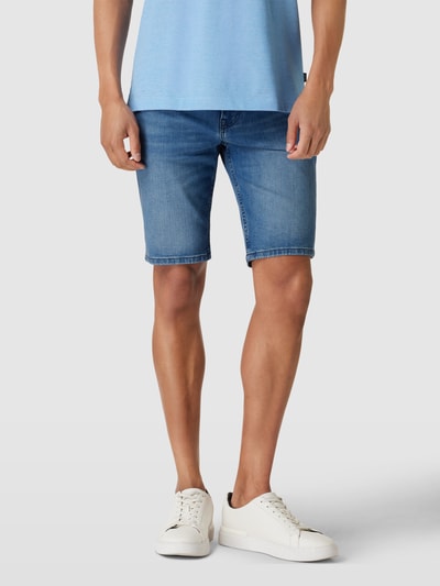 BOSS Orange Bermudas in Denim-Optik Modell 'Delaware' Hellblau 4