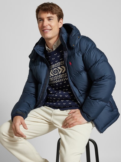 Polo Ralph Lauren Steppjacke mit Logo-Stitching Marine 3