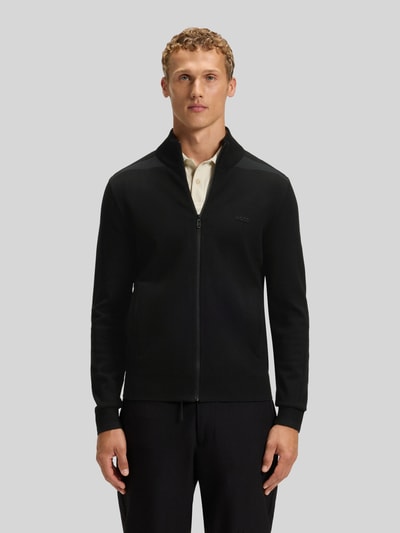 BOSS Green Regular Fit Sweatjacke aus Viskose-Mix Modell 'KN_LEAGUE FZ' Black 4