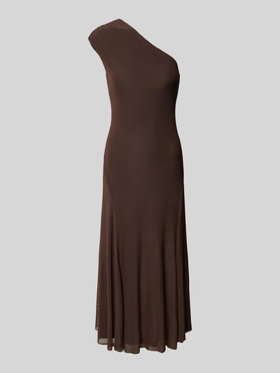 Forever New Cocktailkleid mit One-Shoulder-Träger Schoko 2