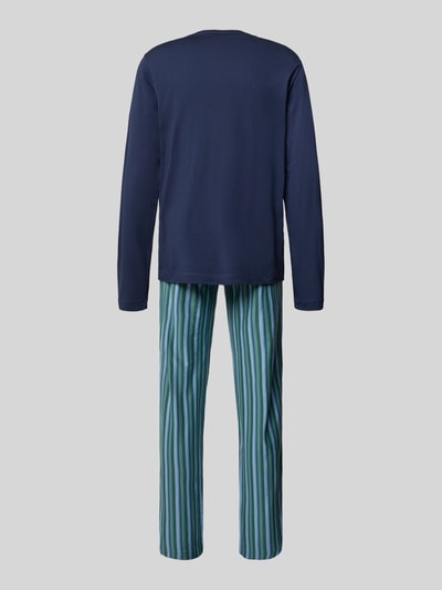 Jockey Pyjama met ronde hals Bleu - 3