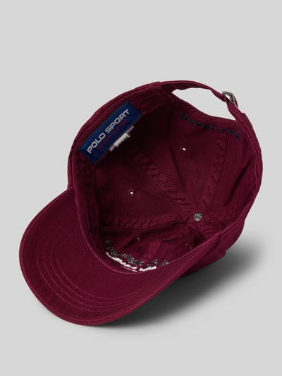 Polo Ralph Lauren Basecap mit Label-Stitching Dunkelrot 2