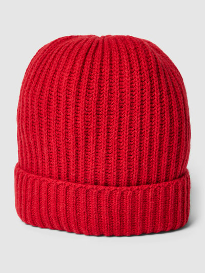 Cinque Beanie in Ripp-Optik Modell 'Carlo' Bordeaux 1