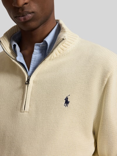 Polo Ralph Lauren Regular fit schipperstrui van puur katoen Offwhite - 3