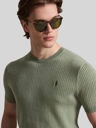 Polo Ralph Lauren Regular Fit T-Shirt aus reiner Baumwolle ' Hellgruen 3