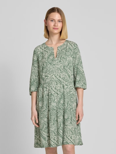 Christian Berg Woman Selection Tunikakleid aus Viskose im Stufen-Look Oliv 4