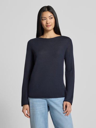 Marc O'Polo Regular Fit Pullover aus reiner Schurwolle Marine 4