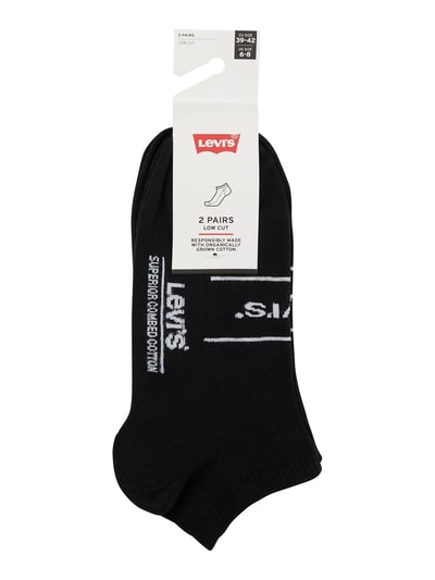 Levi's® Sneakersocken mit Label-Detail Black 2