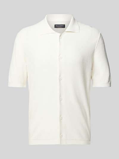 Marc O'Polo Slim fit vrijetijdsoverhemd met platte kraag Offwhite - 2