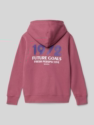 Garcia Regular Fit Hoodie mit Känguru-Tasche Kirsche 3