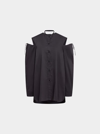 Joseph Cold-Shoulder-Bluse Schwarz 2