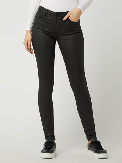 Guess Skinny Fit High Rise Jeans mit Lyocell-Anteil Modell 'Annette' Black 4