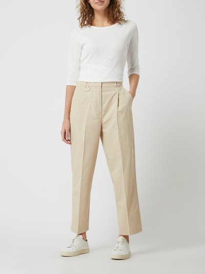 Marc O'Polo Denim Bundfaltenhose aus Lyocellmischung  Sand 1