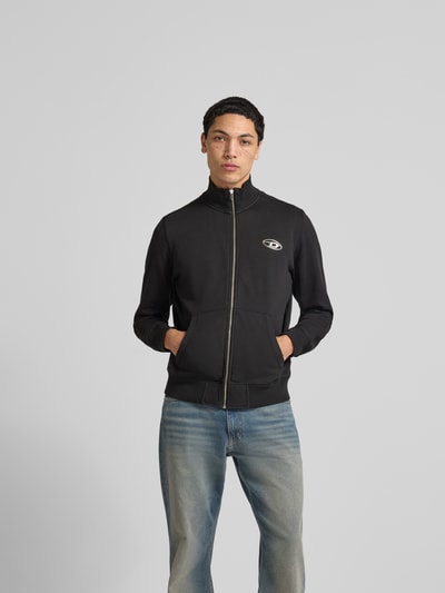 Diesel Sweatjacke mit Reißverschluss Black 4