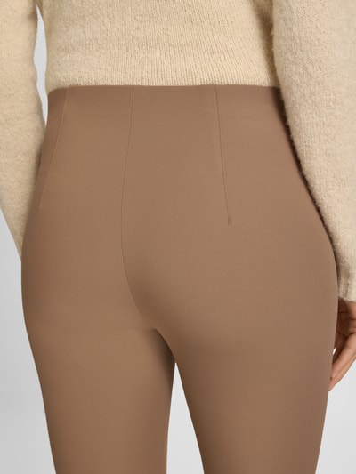 SEDUCTIVE Spodnie capri z elastycznym pasem model ‘SABRINA’ Camel 3