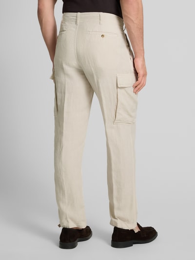 Polo Ralph Lauren Cargohose aus Leinen mit Label-Detail Beige 5