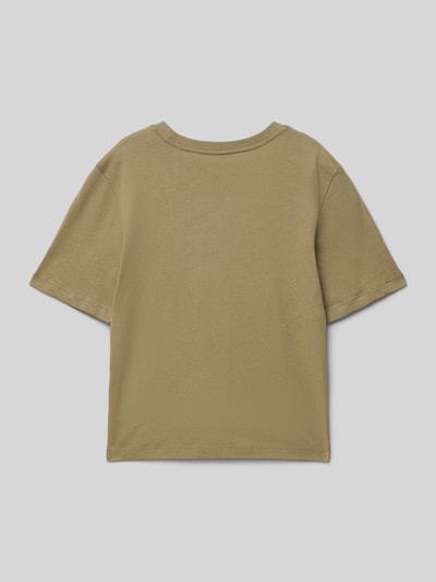 Only Regular Fit T-Shirt aus reiner Baumwolle Modell 'REX' Oliv 3