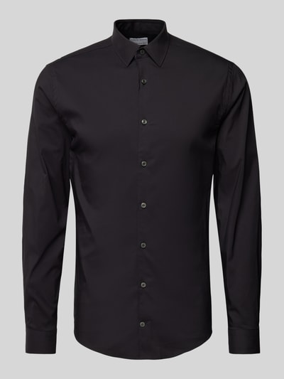 Tiger Of Sweden Extra Slim Fit Business-Hemd mit Kentkragen Modell 'BRODIE' Black 2