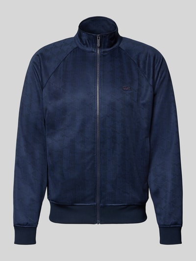 Lacoste Regular Fit Sweatjacke mit Logo-Patch Dunkelblau 1