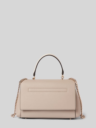 Guess Handtas met labelapplicatie, model 'ECO ALI' Taupe - 4