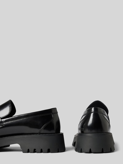 Guess Loafers aus Leder-Mix Modell 'Gorizia' Black 2