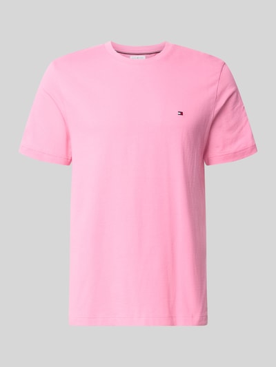 Tommy Hilfiger t-shirt o kroju regular fit z czystej bawełny ' Mocnoróżowy 2