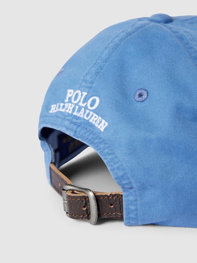 Polo Ralph Lauren Basecap mit Label-Stitching in khaki Blau 3