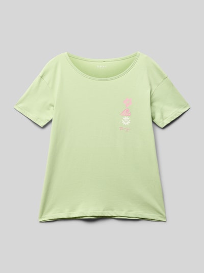 Roxy T-Shirt mit Label-Print Modell 'DAY AND NIGHT' Schilf 1