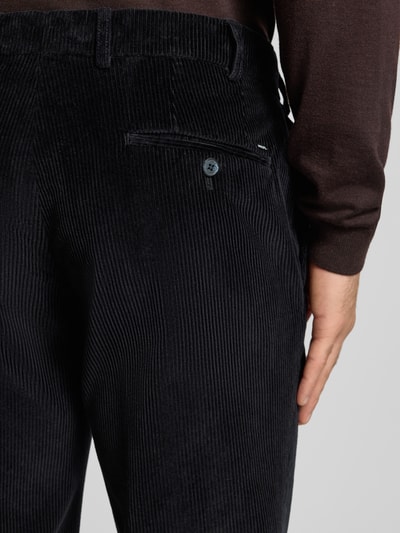 Hiltl Corduroy broek met achterzakken, model 'PARMA' Donkerblauw - 3
