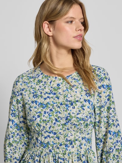 Marc O'Polo Denim Regular Fit Minikleid aus Viskose-Baumwoll-Mix Royal 3