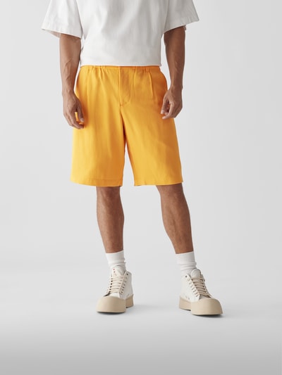 Jacquemus Bermudas mit Bundfalten Orange 4