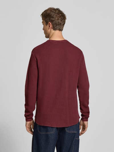Levi's® Relaxed Fit Langarmshirt aus reiner Baumwolle Bordeaux 5