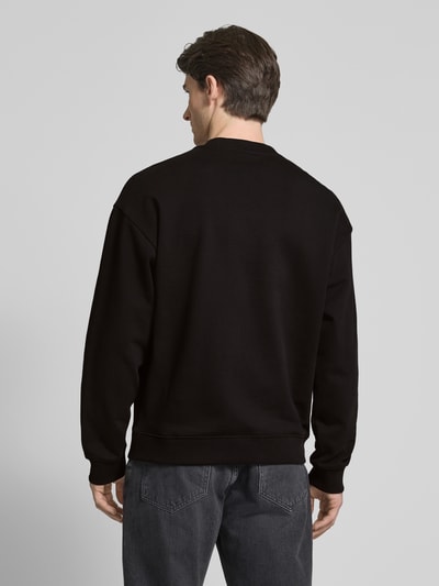 HUGO Sweatshirt mit Motiv-Print Modell 'Dartok' Black 5