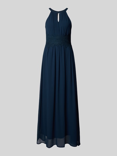 Vila Sukienka wieczorowa z wycięciem w kształcie łezki model ‘MILINA’ Granatowy 2