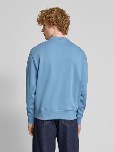 Tommy Jeans Relaxed Fit Sweatshirt aus reiner Baumwolle Rauchblau 5