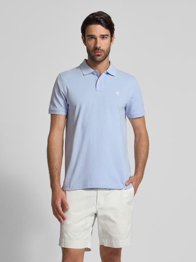MCNEAL Poloshirt mit Label-Stitching Hellblau 4