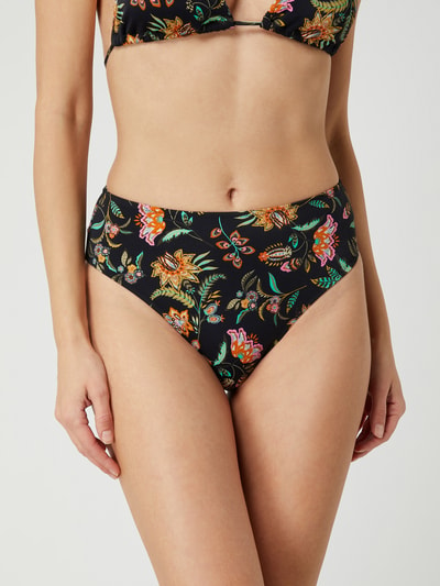 Jake*s Casual Bikinibroekje met all-over motief  Zwart - 4