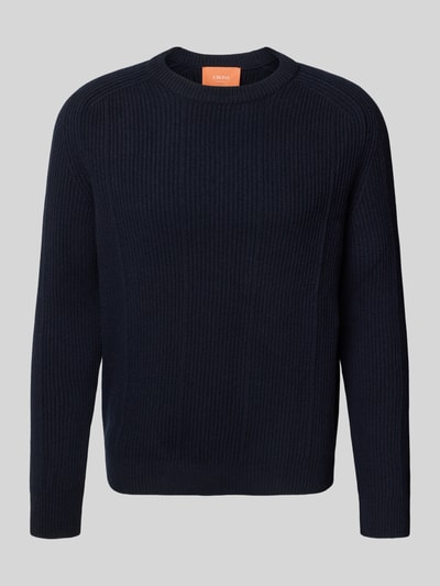 Cruna Strickpullover aus Wolle Modell 'Fuji' Marine 2