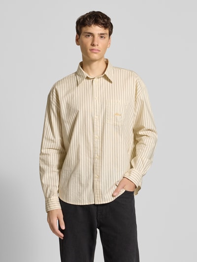 BLKVIS Vrijetijdsoverhemd met kentkraag Offwhite - 4