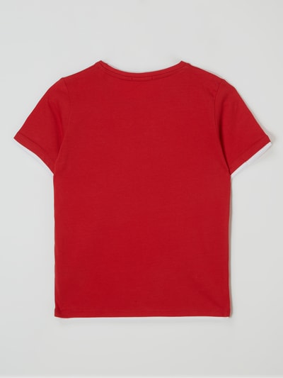 Tom Tailor T-shirt in 2-in-1-look Rood - 3