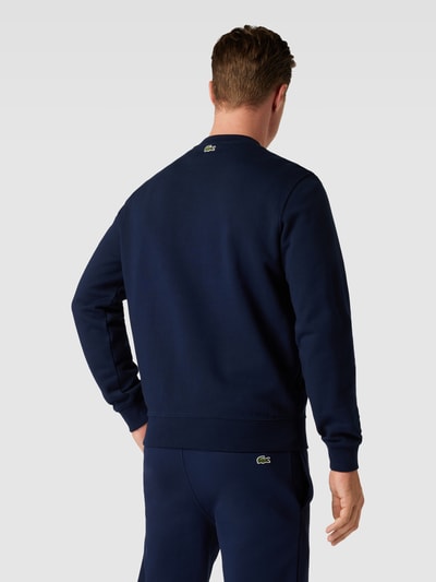 Lacoste Classic Fit Sweatshirt mit Label-Print Marine 5