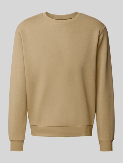 Jack & Jones Sweatshirt mit Rundhalsausschnitt Modell 'BRADLEY' Beige 2