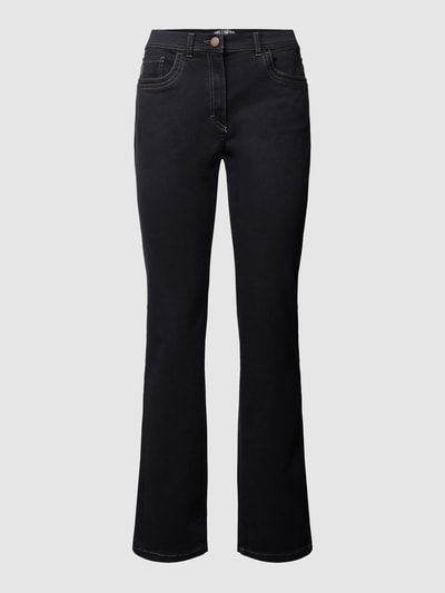 Zerres Coloured Straight Fit Jeans Modell GINA Black 2