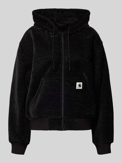 Carhartt Work In Progress Sweatjack met ritssluiting en kangoeroezak Zwart - 2