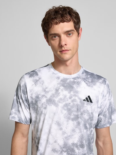 adidas Training T-shirt z nadrukiem z logo Jasnoszary 3