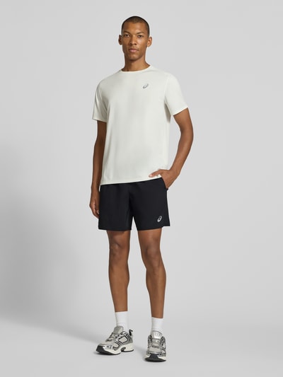 ASICS Shorts mit elastischem Bund und Logo Black 1