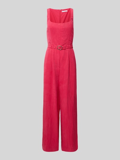 MANGO Jumpsuit mit Taillengürtel Modell 'LIONELA' Rot 2