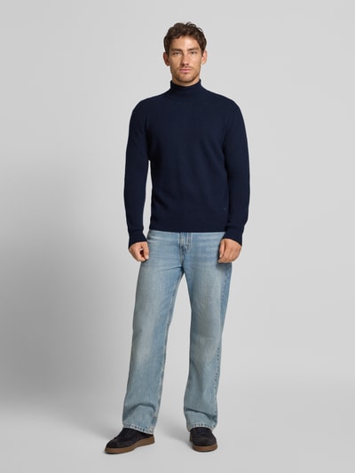 Manuel Ritz Gebreide coltrui Marineblauw - 1